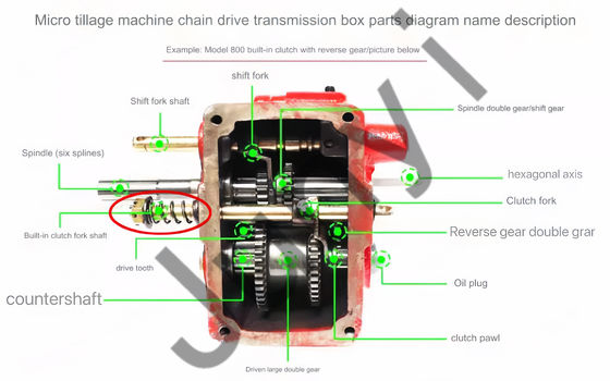 Zhongshen Weima Gear Box Transmission for 2024 Original Agricultural Machinery Parts